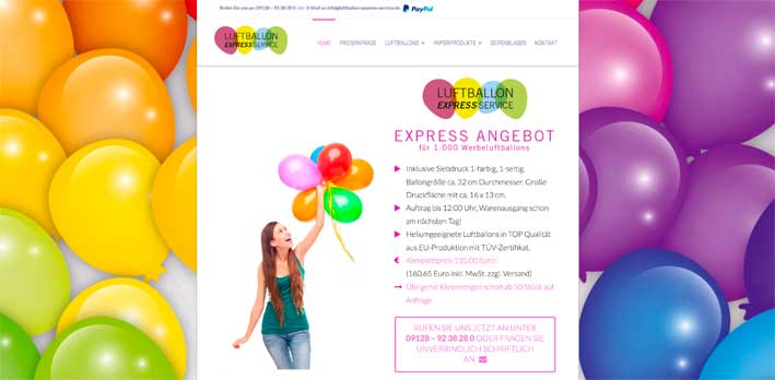 Luftballon-Express-Service